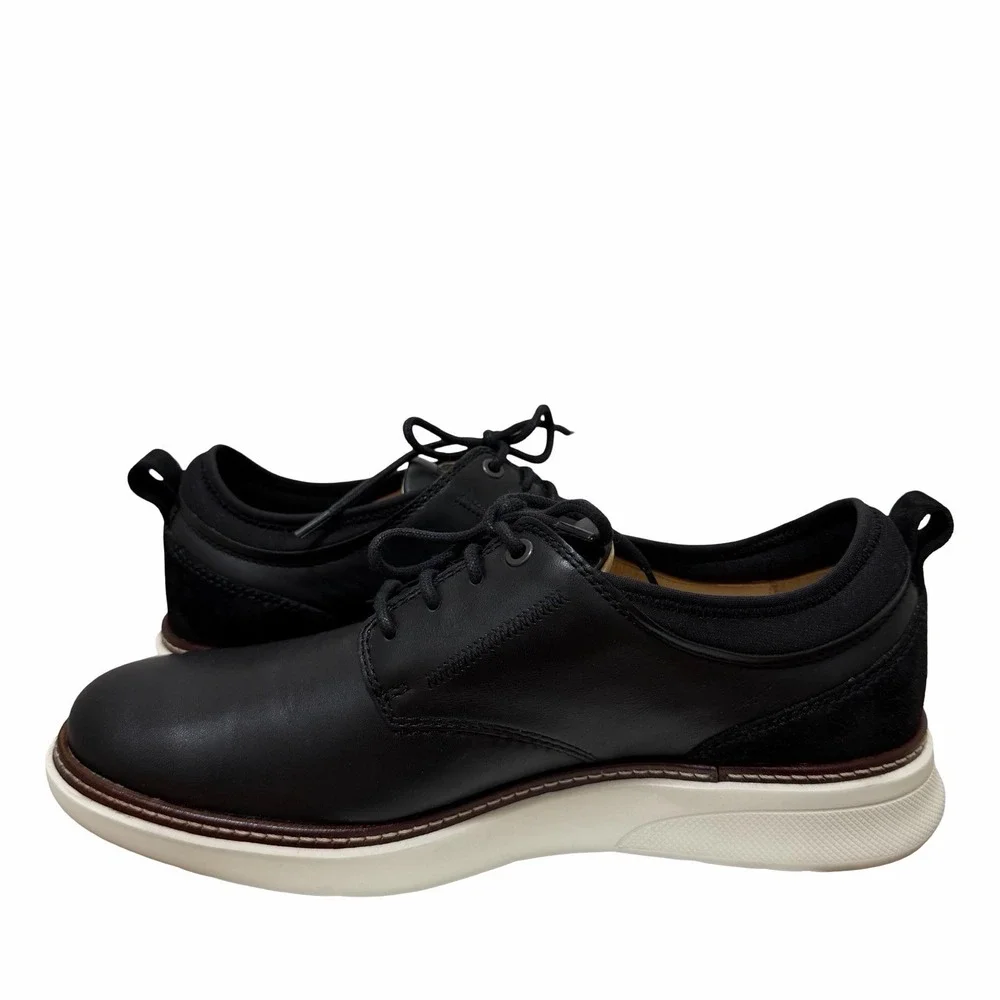 Samuel Hubbard Rafael Hybrid Leather Lace Up Shoes Mens US 10 Black Casual